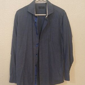 "Make Offer" Andrew Fezza Slim Fit Denim Shirt